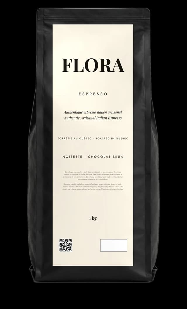 Sac Espresso FLORA 1 kg