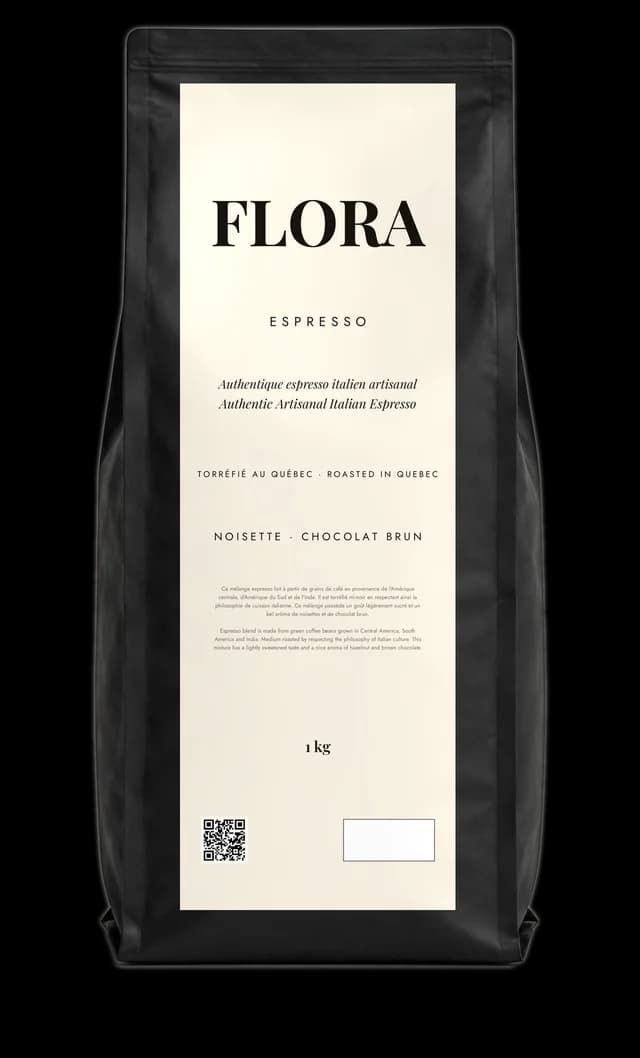 Sac Espresso 1 kilo FLORA